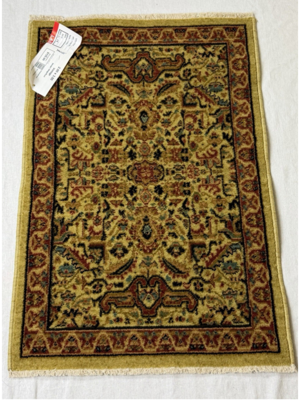 NEW Macy’s 2x3 Rug Beige Rust $125